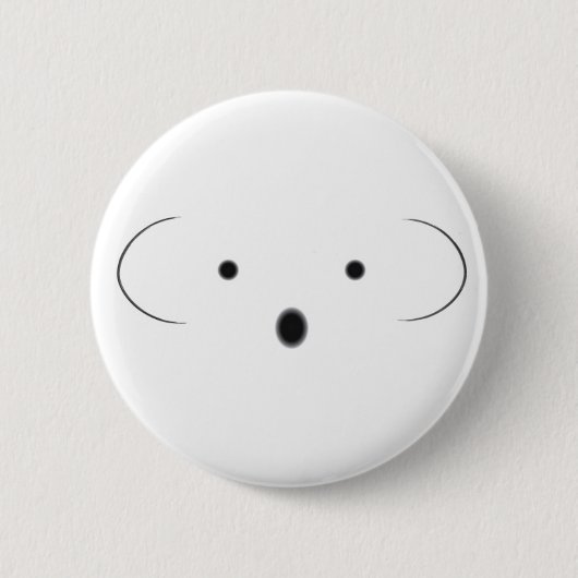 Geblendete Koala-Sammlung Button (Vorderseite)