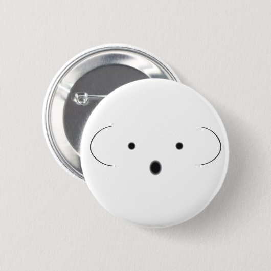 Geblendete Koala-Sammlung Button (Vorne & Hinten)