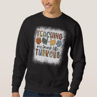 Geblendete Lehre Mein kleiner Truthühner Danke Sweatshirt