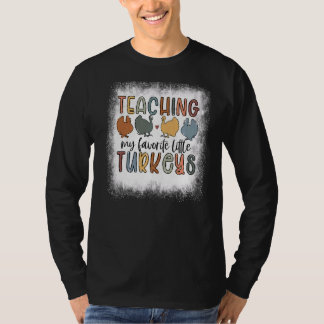 Geblendete Lehre Mein kleiner Truthühner Danke T-Shirt