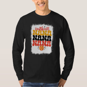 geblendete Softball-Nana Retro-Mama-Mütter T-Shirt