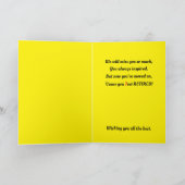 Geblüht Altersruhekarte Karte (Innenseite)