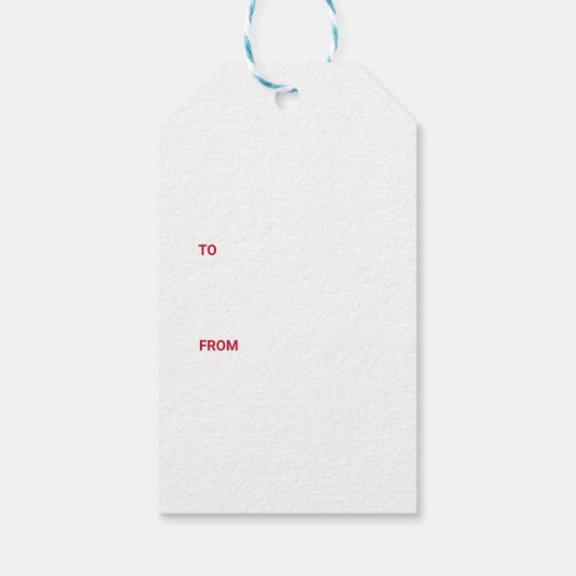 Geblüht Calligrafie Frohe Weihnachten Weiß Geschenkanhänger (Rückseite)