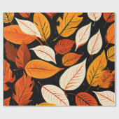 Geblüht Fall: Lebende Herbstgänge Geschenkpapier (Flach)