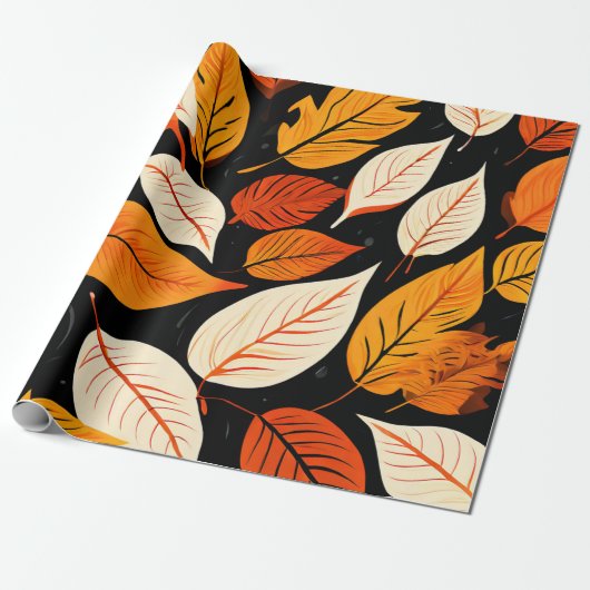 Geblüht Fall: Lebende Herbstgänge Geschenkpapier (Ungerollt)