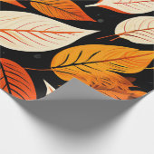 Geblüht Fall: Lebende Herbstgänge Geschenkpapier (Ecke)