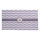 Geblüht Fall Zigzag Pillow Kissenbezug (Rückseite)