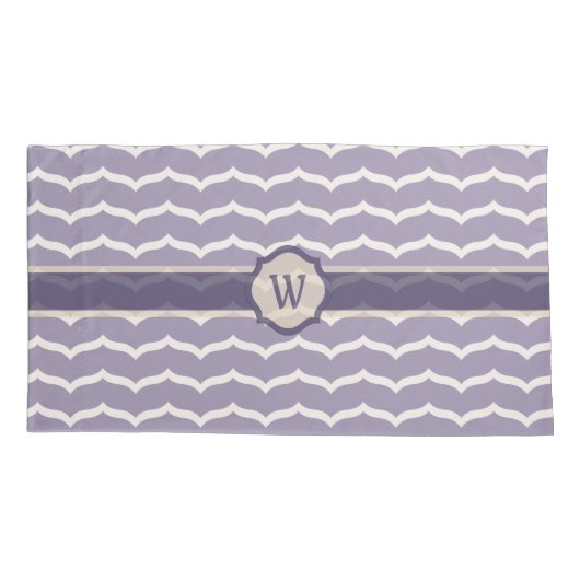 Geblüht Fall Zigzag Pillow Kissenbezug (Rückseite)