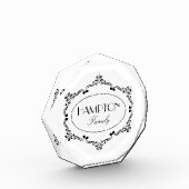 Geblüht Familienname Fotoblock (Links)