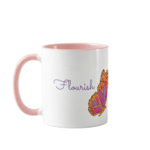 "Geblüht" Frühjahrsschmetterling-Tasse