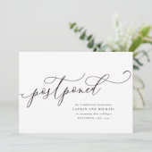 Geblüht Skript Zurückgestellt Ändern des Datums Ankündigung (Stehend Vorderseite)