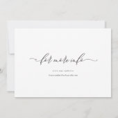 Geblüht Skript Zurückgestellt Ändern des Datums Ankündigung (Rückseite)