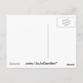 Geblüht Streifen Postkarte (Rückseite)