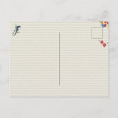 Geblüht Tag der Muttergottes Postkarte (Rückseite)