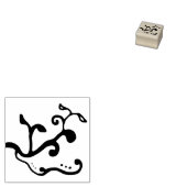 Geblüht Weindekoration Gummistempel (Stempel)