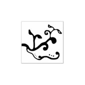Geblüht Weindekoration Gummistempel (Prägung)