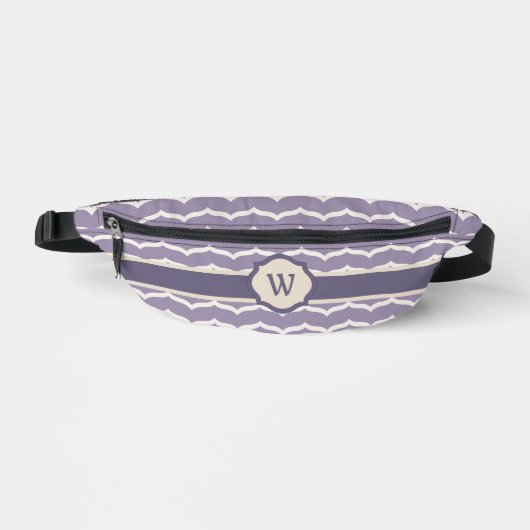 Geblüht Zigzag Bauchtasche (Vorderseite)