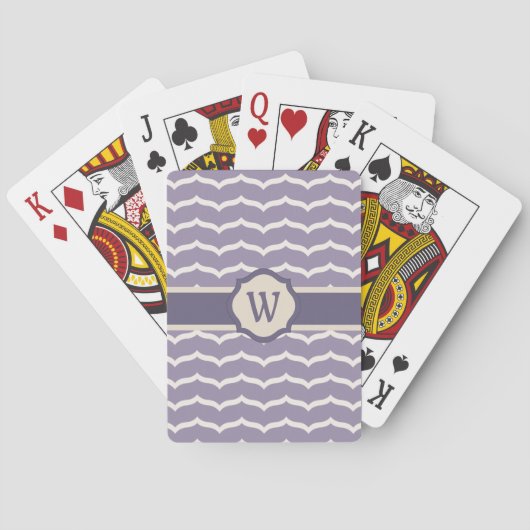 Geblüht Zigzag Classic Spielkarten (Rückseite)