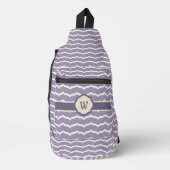Geblüht Zigzag Crossbody Bag (Vorderseite)