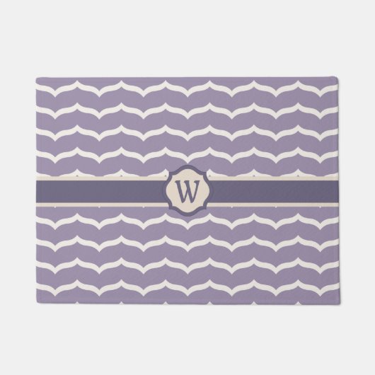 Geblüht Zigzag Doormat Fußmatte (Vorderseite)