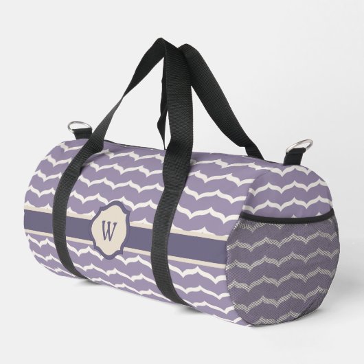 Geblüht Zigzag Duffle Bag (Rechte Ecke)