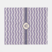 Geblüht Zigzag Fleece Blanket (Vorderseite (Horizontal))