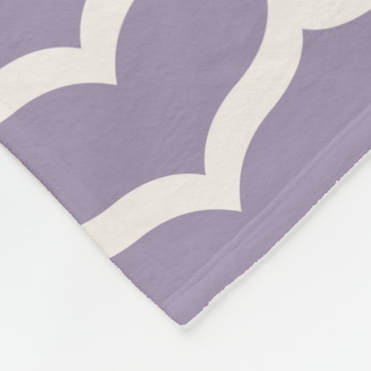 Geblüht Zigzag Fleece Blanket (Ecke)