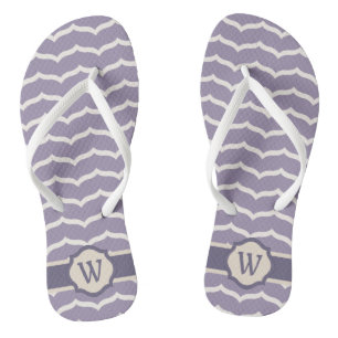 Geblüht Zigzag Flip Flops Badesandalen
