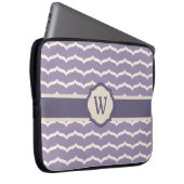 Geblüht Zigzag Laptop Sleeve (Vorne Rechts)