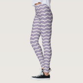 Geblüht Zigzag-Leggings Leggings (Links)