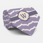 Geblüht Zigzag Men's Neck Tie Krawatte (Gerollt)