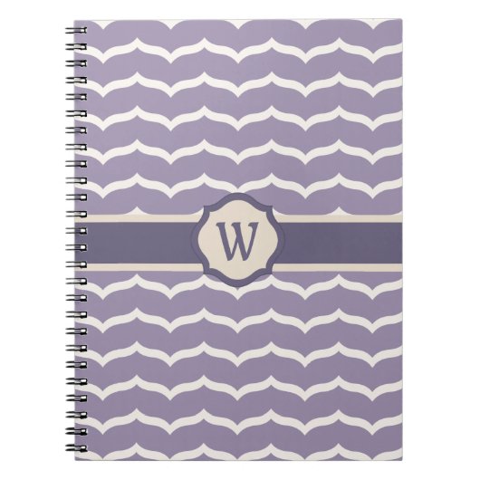 Geblüht Zigzag-Notebook Notizblock (Vorderseite)