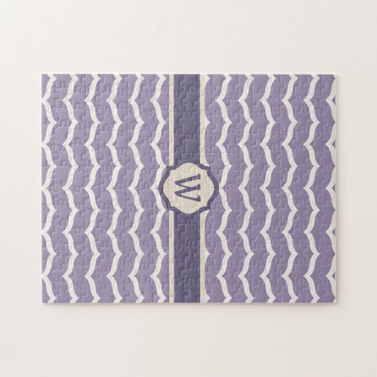 Geblüht Zigzag Puzzle (Horizontal)