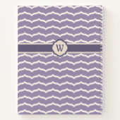 Geblüht Zigzag Spiral Notebook Notizblock (Rückseite)
