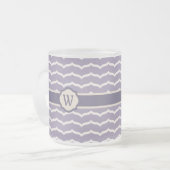 Geblüht Zigzag-Tasse Mattglastasse (Vorderseite Links)