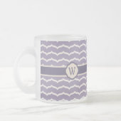 Geblüht Zigzag-Tasse Mattglastasse (Links)