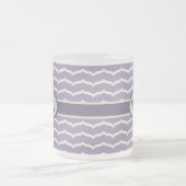 Geblüht Zigzag-Tasse Mattglastasse (Mittel)