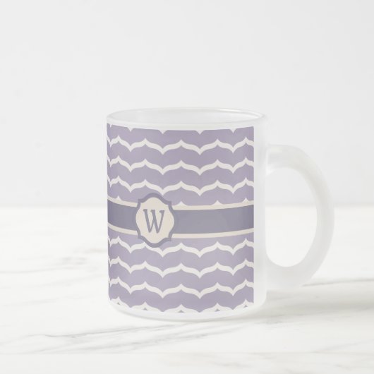 Geblüht Zigzag-Tasse Mattglastasse (Rechts)