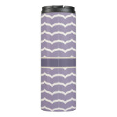 Geblüht Zigzag Thermal Tumbler Thermosbecher (Rückseite)