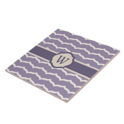 Geblüht Zigzag Tile Fliese (Seite)