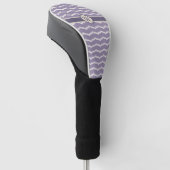 Geblüht Zigzag Treiberabdeckung Golf Headcover (angewinkelt)