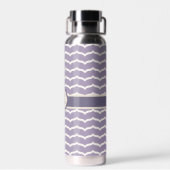 Geblüht Zigzag Trinkflasche (Rückseite)