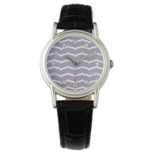 Geblüht Zigzag Watch Armbanduhr