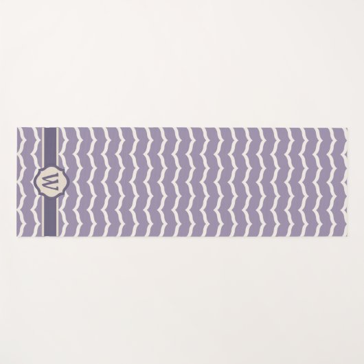 Geblüht Zigzag Yoga Mat Yogamatte (Vorderseite (Horizontal))