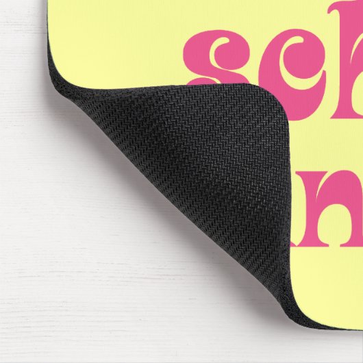 Geblühter Schulvorsteher Mousepad (Ecke)