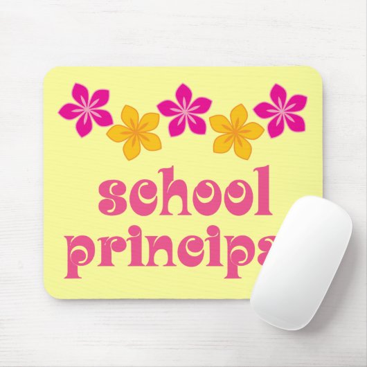 Geblühter Schulvorsteher Mousepad (Mit Mouse)