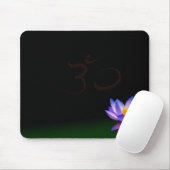 Geblühtes blaues Lotus mousepad (Mit Mouse)