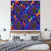 Geblümt Leinwanddruck (Insitu (Schlafzimmer))