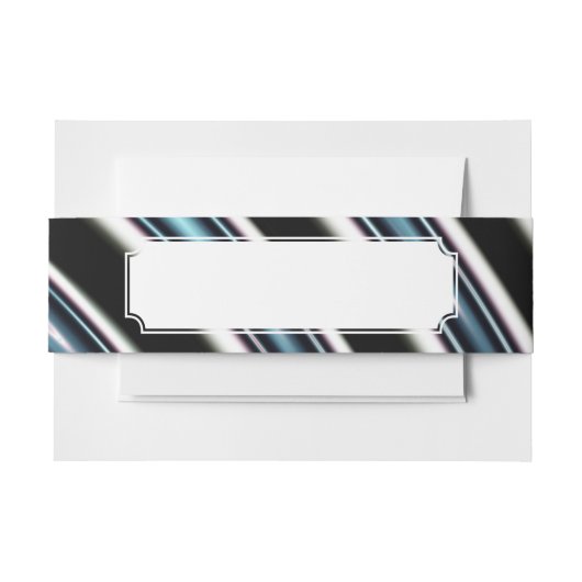 Gebogene Linien nah oben von einem Fraktal Einladungsbanderole (Vorderseite Beispiel)