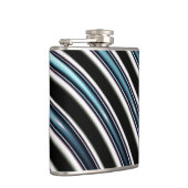 Gebogene Linien nah oben von einem Fraktal Flachmann (Rechts)